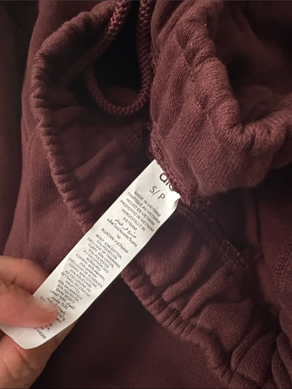 ALO Yoga Women’s Crewneck Hoodie size medium NWT & small ALO sweats worn once